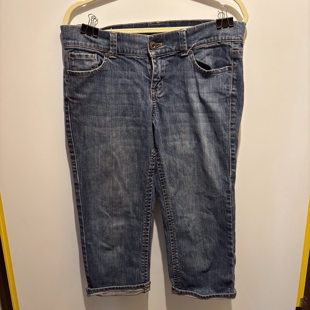NY&C Platinum Blue Capri Jeans Women's‎ Size 10